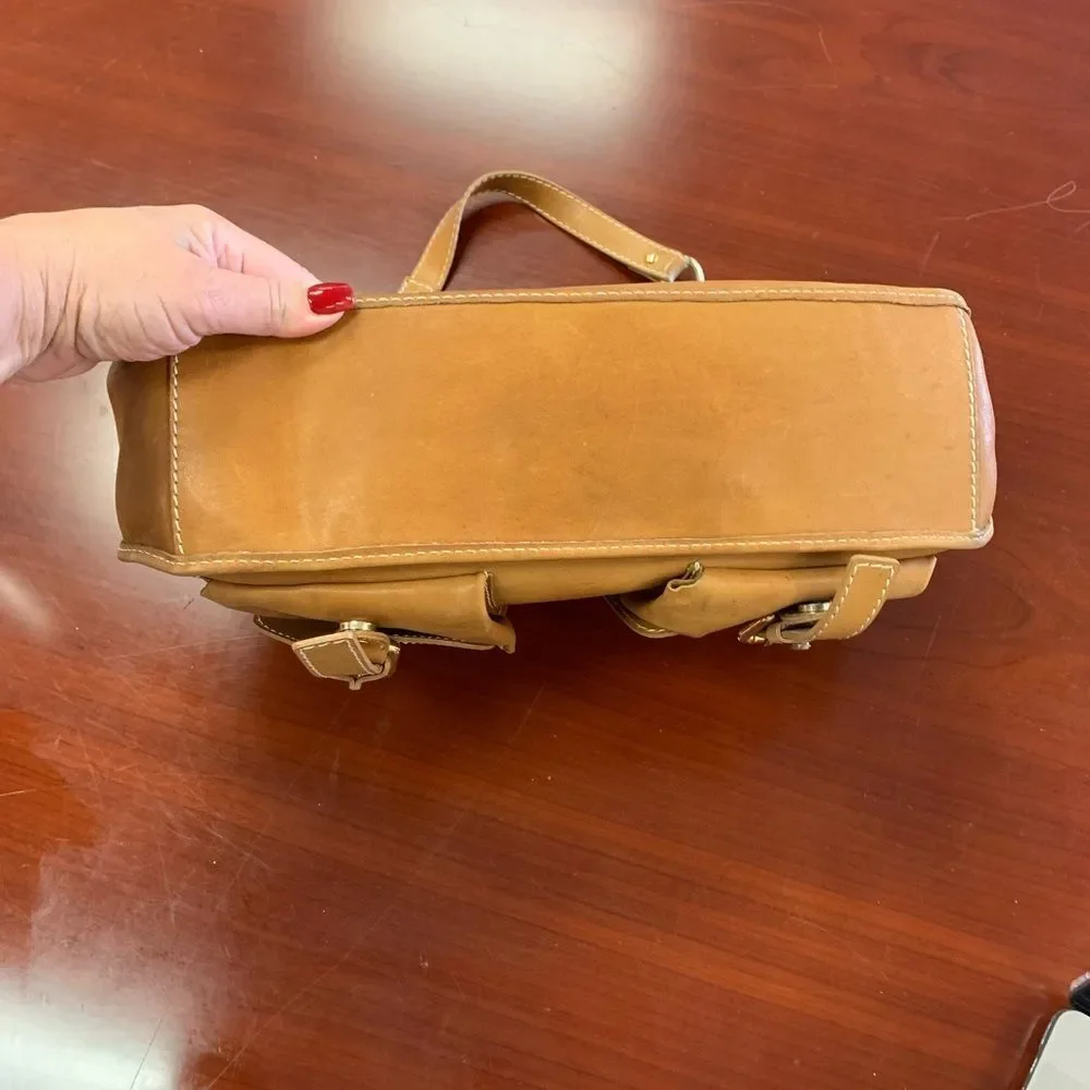 By Bios Vintage Leather Satchel Hand Bag